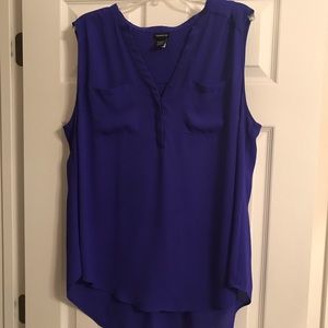 Torrid Sleeveless Blue Top